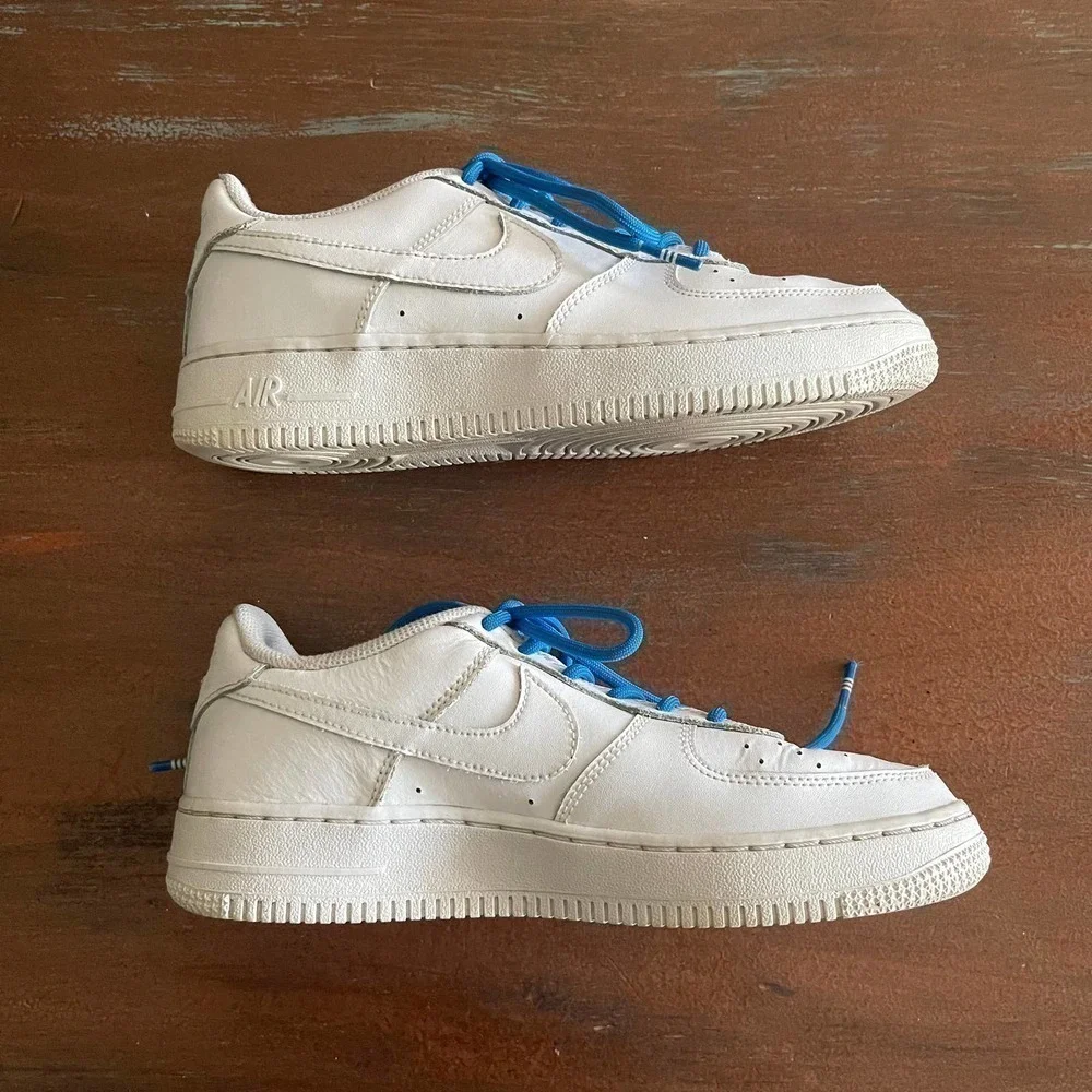 Nike Air Force 1 Low GS Size 5Y Triple White 314192-117